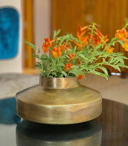 Home Decor Modern Aluminium Metal <b>Vase</b> in Nickel Plated Silver Color Flower <b>Vase</b> Use for Decoration in Home and Office - Product Image 5