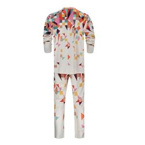 Survêtements d'hiver épais personnalisés unisexes pour hommes et femmes ensemble de survêtements à col rond de grande taille pour le printemps - Product Image 2