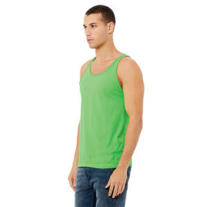 Ensemble de vente au détail 100% Airlume en coton peigné et essoré à anneau 32 simple 4.2 oz vert néon, maillot unisexe - Product Image 2
