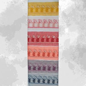 Premium 9 metros bordado mariposa red encaje ajuste viscosa hilo borde lujo diseño tradicional para saris nupcial Lehengas - Product Image 2