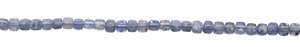 Perles de pierres précieuses en iolite bleue facettées de 4-5 mm en forme de boîte, brin de 13 pouces pour la fabrication de bijoux - Product Image 3