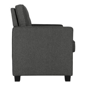LOVESEATS SFB68013 Contemporary Chesterfield Two-Seater Sofa Tufted <b>Square</b> Design for Living Room Furniture - Product Image 2