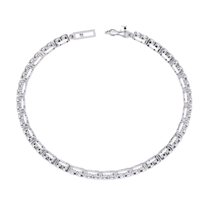 Magnifique bracelet et jonc en or 18 carats avec diamants de laboratoire, accessoire de bijouterie luxueux - Product Image 6