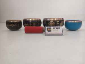 Cuenco Tibetano de Bronce Antiguo Pulido para la Salud y Sonido Mágico - Product Image 6