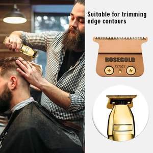 Lames de rechange DLC 2.0 (2 pièces) pour tondeuses et coupe-cheveux couleur or rose - Product Image 3