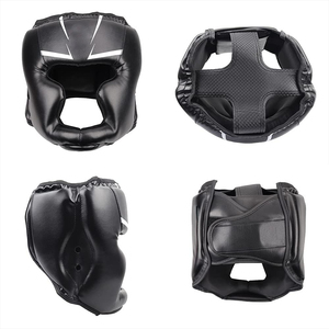 2025 recién llegado casco de boxeo profesional logotipo personalizado protector de cabeza hecho en Pakistán de Material de cuero de alta calidad - Product Image 4