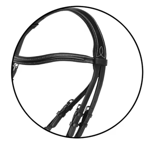 Brida de caballo de cuero Premium MH Global Exports de alta calidad con logotipo personalizado Embalaje personalizable Producto ecuestre de primera calidad - Product Image 4