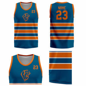 Maillots de basket-ball d'équipe personnalisés de haute qualité Impression par sublimation Design Maillots de basket-ball en maille vintage - Product Image 5