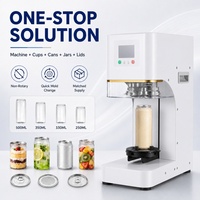Machine de scellage automatique à chaud pour boîtes de conserve, scelleuse d'emballages, scelleuse universelle pour boissons gazeuses et gobelets, machine à sceller les canettes