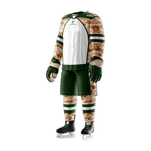 Prix de gros Uniforme de hockey sur glace Nouveau design Uniforme de hockey sur glace Vêtements de sport Uniforme de hockey sur glace - Product Image 3