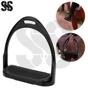 Estribos de Acero Inoxidable con Reposapiés de Goma SHER SONS SPORTS - Equipo Ecuestre, Diseño Duradero y Cómodo, Colores Personalizados - Product Image 6