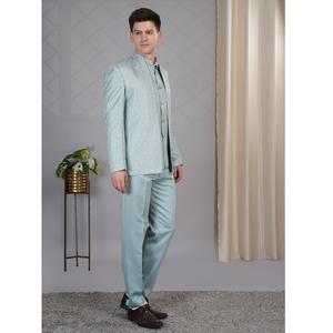 Nuevo Conjunto Formal de 3 Piezas para Hombre, Color Pista, para Sesiones de Fotos, Graduaciones y Eventos Especiales, Disponible para Exportación, Precio desde India - Product Image 3
