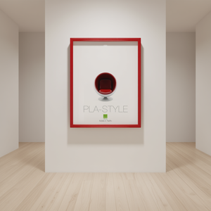 Marco de Plástico Rojo Brillante Estilo PLA BÁSICO de 50x70cm para Bubola y Naibo, Categoría de Producto Marcos de Plástico RO 21 PLA01 - Product Image 3