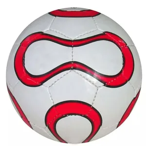 Balón de fútbol cosido a mano de tamaño estándar 5 De cuero PU de alta calidad al por mayor de fábrica, Balón de entrenamiento para partidos en interiores y exteriores