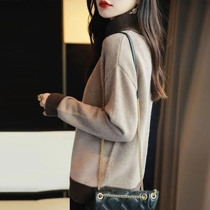 Nouveau Design élégant sweats à capuche tricotés Top qualité Streetwear pour femme 100% coton sweats en gros - Product Image 5