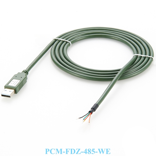 1.8m UART FTDI USB-RS485-WE Connector USB-A to RS485 Serial Communication Cable Modbus RTU Straight USB 2.0 a to RS485 Converter
