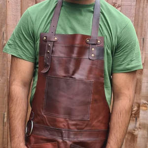 Tablier Personnalisé pour Femmes et Hommes, Tablier de Cuisinier en Cuir Durable Fabriqué en Usine, Modèle 2026 Personnalisable - Product Image 3