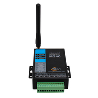 Módem Industrial Inalámbrico M240 CAT4 con Puerto Serie RS232 RS485, 4G LTE GSM GPRS, IP30, Ranura para Tarjeta SIM, Medidor Inteligente, PLC
