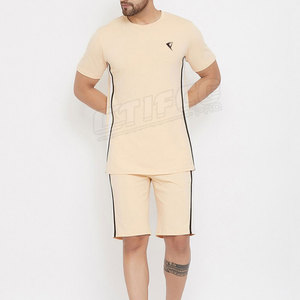 Conjunto de pantalones cortos de manga corta de alta calidad para hombre, nueva ropa informal de verano, conjunto de pantalones cortos para hombre - Product Image 1