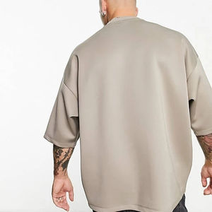 Camiseta Deportiva Moderna para Hombre, con Ajuste Elástico y Mezcla de Poliéster Transpirable con Nylon y 100% Algodón para Entrenamiento - Product Image 2