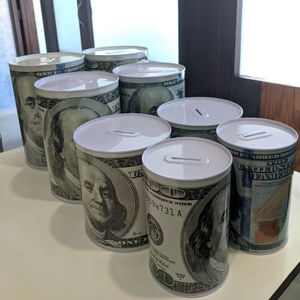 Hucha de Metal Resistente de Gran Capacidad para Ahorrar Dinero, Hucha de Acero Segura que No se Abre, para Niños, para Alcanzar Metas de Ahorro - Product Image 1