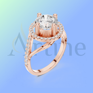 jewels 18K Gold Fine Jewelry <b>Statement</b> <b>Ring</b> for Party Wear - Product Image 1