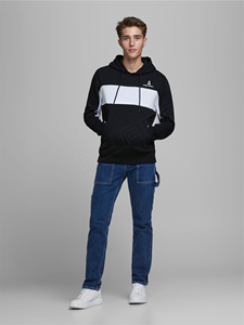 High Quality Men's Cotton Pullover Hoodie Quick Dry Breathable and <b>Thick</b> Fleece for Winter Design Wholesale Slim Fit Men Hoodie - Product Image 4