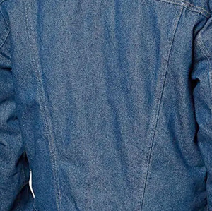 Nouvelle veste en jean pour homme au design tendance avec col montant et logo imprimé sur le devant - Personnalisable, réversible et respirante - Product Image 6