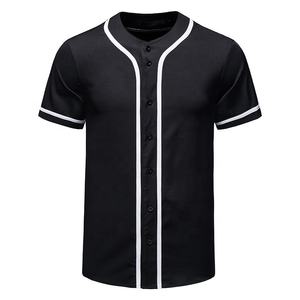Venta al por mayor personalizado bordado uniforme de béisbol estilo camisa barata en blanco Softball Jersey ropa deportiva con sublimación Jersey de béisbol - Product Image 1