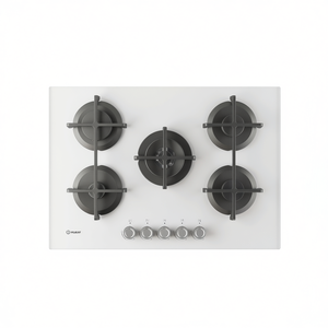 ING 72T WH 1 Estufa de Gas con 5 Zonas 75cm Blanca Piano Cottura ING 72T WH 1 - Product Image 2