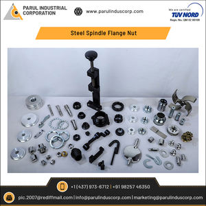 Low Price Optimum Quality Strong Built Polished/Zinc Coated Steel Customized Spindle Flange Nut From Indian Wholesaler - Product Image 2