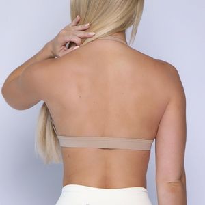 Sujetadores deportivos de alta calidad OEM para mujer, ropa deportiva de gimnasio con logotipo personalizado con características transpirables y patrón de impresión simple - Product Image 1