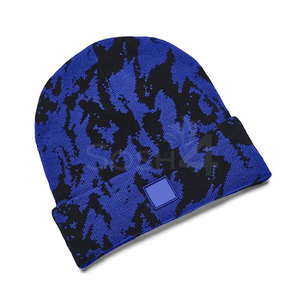 หมวกบีนนี่ถักลายแจ็คการ์ด คุณภาพพรีเมียม ทำจากขนสัตว์ 100% ให้ความอบอุ่นในฤดูหนาว  รับออกแบบโลโก้ตามสั่ง เหมาะสำหรับขายออนไลน์ - Product Image 1