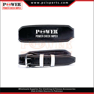 Ceinture d'haltérophilie en cuir Entraînement de gymnastique parfait disponible pour les ceintures de gymnastique d'haltérophilie unisexes - Product Image 2