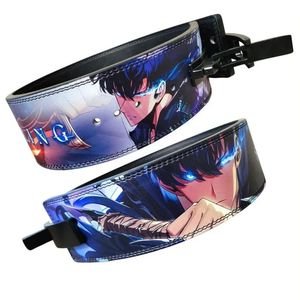 เข็มขัดออกกำลังกายยกน้ำหนักปรับแต่งได้เข็มขัดฝึกรองรับหลังหนังวัวระบายอากาศได้ดีปรับแต่งได้ - Product Image 2