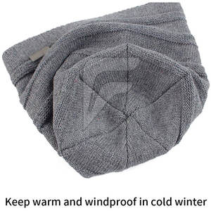 Gorros de Lana 100% Jacquard, Personalizables, Estilo Urbano, Unisex, Ajustables, de Alta Calidad, Nueva Llegada, Tendencia - Product Image 3