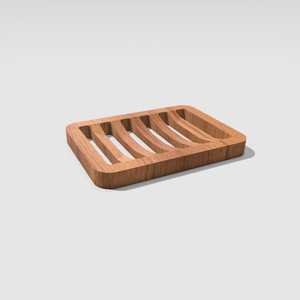 Vente en gros Porte-savon en bois écologique biodégradable Boîte à savon en bambou de forme ovale organique totale plateau - Product Image 4