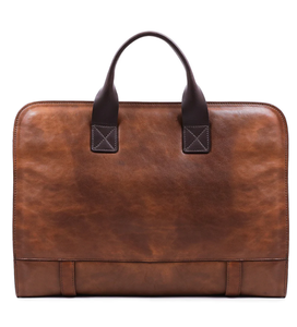 Large Messenger Bag for Men, Genuine Leather Bag Monogram Cross Body Computer Sling Gifts for Him Leather <b>Briefcase</b> Man - Product Image 2
