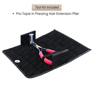 High Quality Tape-In <b>Hair</b> Extension Pressing Pliers Distribute Pressure for Secure Bonding Flat Surface Jaws Stainless Steel - Product Image 3