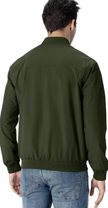 Veste Softshell pour homme avec logo personnalisé OEM, imperméable, coupe-vent, respirante, en polyester, vêtements décontractés pour l'extérieur - Product Image 3
