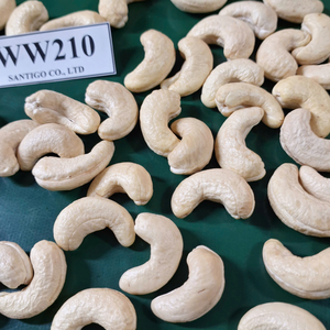 Anacardos crudos SANTIGO al mejor precio, anacardos crudos WW210 W210, anacardos con etiqueta privada - Product Image 1