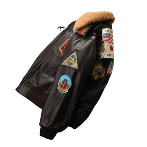 2025 haute qualité G1 Varsity Bomber veste pour hommes en gros meilleur respirant imperméable écologique coton mélange lettre motif - Product Image 3