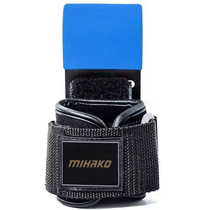 Dragonne réglable professionnelle pour hommes femmes Logo personnalisable crochet en métal pour haltérophilie de traction haltérophilie Gym entraînement haltère - Product Image 3