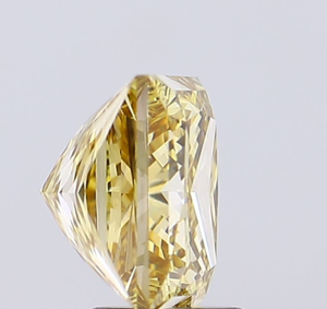 Diamant de laboratoire IGI certifié 3,00-4,50 carats, taille princesse, couleur marron-jaune intense fantaisie, clarté VS1, pour la fabrication de bijoux - Product Image 4