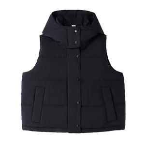Gilet matelassé décontracté pour homme, personnalisé, respirant, pour l'hiver, avec fermeture éclair, service OEM, fabriqué en toile de polyester durable, logo personnalisé - Product Image 6