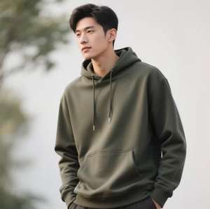 Sudaderas con Capucha de Invierno de Alta Calidad para Hombre, 100% Algodón, Antiarrugas, Secado Rápido, Color Personalizado, Logotipo Bordado en Panel - Product Image 4