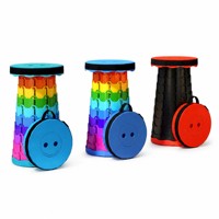 Mini tabouret pliable pour le camping, les festivals et les concerts, pour une utilisation en intérieur et en extérieur