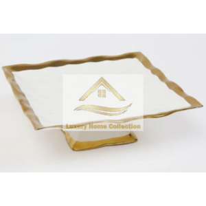 Modern Dinnerware Dessert Serving Stand Wooden Frame 2 Tier Storage and Shelving <b>Unit</b> Storage Holder and Racks <b>Metal</b> Cast Holder - Product Image 4