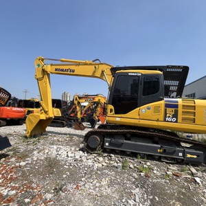 Excavatrice Komatsu PC160 d'occasion à haute performance, 16 tonnes, sur chenilles, économique en carburant, bien entretenue, moteur, pompe, boîte de vitesses, vente chaude - Product Image 2