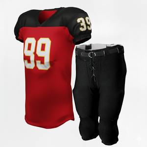 Uniforme de Fútbol Americano de Lujo Personalizado con Rayas, Uniforme de Fútbol Americano de Alta Gama - Product Image 3